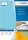 HERMA Etiketten 4258 blau 105,0 x 37,0 mm, 100 Blatt