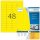 HERMA Etiketten 4544 gelb 45,7 x 21,2 mm, 100 Blatt