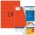 HERMA Etiketten 4557 rot 105,0 x 42,3 mm, 100 Blatt