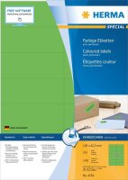 HERMA Etiketten 4559 grün 105,0 x 42,3 mm, 100 Blatt