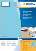 HERMA Etiketten 4568 blau 199,6 x 143,5 mm, 100 Blatt