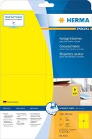 HERMA Etiketten 4561 gelb 105,0 x 148,0 mm, 20 Blatt