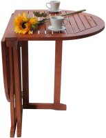 Garden Pleasure Gartentisch BALTIMORE braun oval 120,0 x...