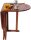 Garden Pleasure Gartentisch BALTIMORE braun oval 120,0 x 70,0 x 73,0 cm