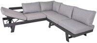 Garden Pleasure Loungegruppe DONNA grau, anthrazit...