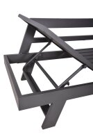 Garden Pleasure Loungegruppe DONNA grau, anthrazit Metall, 13-teilig  ( 305332 )