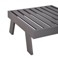 Garden Pleasure Loungegruppe DONNA grau, anthrazit Metall, 13-teilig  ( 305332 )