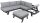 Garden Pleasure Loungegruppe DONNA grau, anthrazit Metall, 13-teilig  ( 305332 )