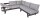 Garden Pleasure Loungegruppe DONNA grau, anthrazit Metall, 13-teilig  ( 305332 )