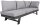 Garden Pleasure Loungegruppe DONNA grau, anthrazit Metall, 13-teilig  ( 305332 )