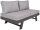 Garden Pleasure Loungegruppe DONNA grau, anthrazit Metall, 13-teilig  ( 305332 )