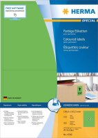 HERMA Etiketten 4569 grün 199,6 x 143,5 mm, 100 Blatt