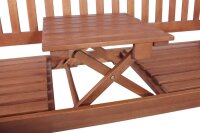 Garden Pleasure Gartenbank PHUKET 985022 braun Holz 150,0 cm