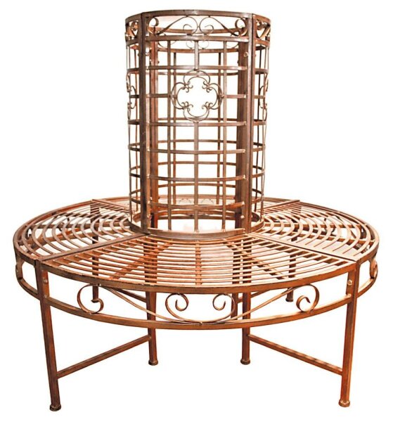 Garden Pleasure Baumbank LARISSA 950251 braun Metall 121,0 cm