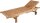 Garden Pleasure Sonnenliege SOLO braun Holz