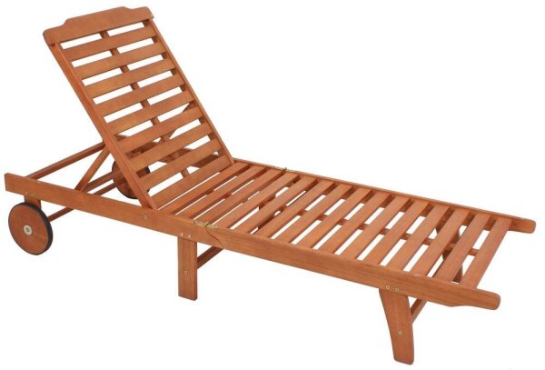 Garden Pleasure Sonnenliege PALM SPRINGS braun Holz