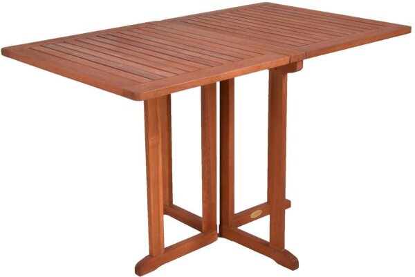 Garden Pleasure Gartentisch BALTIMORE braun rechteckig 120,0 x 70,0 x 73,0 cm