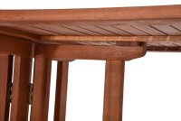 Garden Pleasure Gartentisch BALTIMORE braun rechteckig 120,0 x 70,0 x 73,0 cm