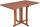 Garden Pleasure Gartentisch BALTIMORE braun rechteckig 120,0 x 70,0 x 73,0 cm