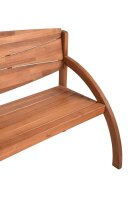 Garden Pleasure Gartenbank HADIA 985188 braun Holz 140,0 cm