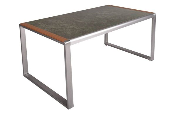 Garden Pleasure Gartentisch AVERNA grau rechteckig 160,0 x 90,0 x 74,0 cm