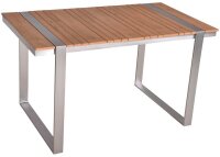 Garden Pleasure Loungegruppe AUREA grau, silber Kunststoff, Metall, 15-teilig