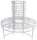 Garden Pleasure Baumbank LARISSA 950528 weiß Metall 121,0 cm