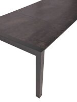 Garden Pleasure Gartentisch SOPHIA dunkelbraun rechteckig 160,0 x 92,0 x 75,0 cm