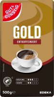 GUT&GÜNSTIG GOLD entkoffeiniert  Kaffee,...