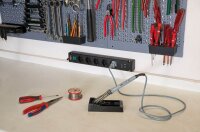 brennenstuhl Bremounta USB-A 5-fach Steckdosenleiste mit Schalter 3,0 m schwarz mit USB-Buchse