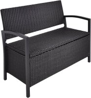 Garden Pleasure Gartenbank FERRARA 970299 schwarz...