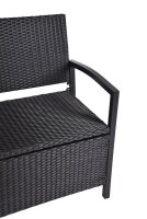 Garden Pleasure Gartenbank FERRARA 970299 schwarz...