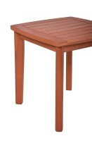 Garden Pleasure Sitzgruppe SINOLA creme, braun Holz, 4-teilig