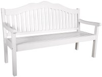 Garden Pleasure Gartenbank AUSTIN 985110 weiß Holz...