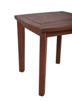 Garden Pleasure Sitzgruppe SINOLA creme, mocca Holz, 4-teilig