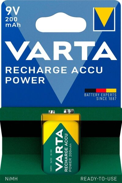 VARTA Akku RECHARGE ACCU Power Ni-MH E-Block 200 mAh, 1 St.