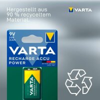 VARTA Akku RECHARGE ACCU Power Ni-MH E-Block 200 mAh, 1 St.