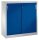 CP Schiebetürenschrank C 2000 Acurado, 2047-00 S10019 lichtgrau, enzianblau 2 Fachböden 120,0 x 40,0 x 120,0 cm