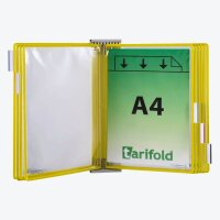 tarifold Wand-Sichttafelsystem 424104 DIN A4 gelb mit 10...