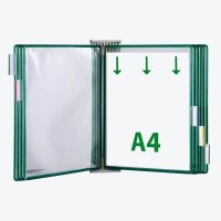 tarifold Wand-Sichttafelsystem 424105 DIN A4 grün...