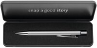 Pelikan Kugelschreiber Snap® silber, Schreibfarbe:...