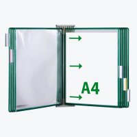 tarifold Wand-Sichttafelsystem 427105 DIN A4 grün...