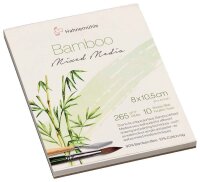 HAHNEMÜHLE Aquarellblock Bamboo 10,5 x 8,0 cm 265...
