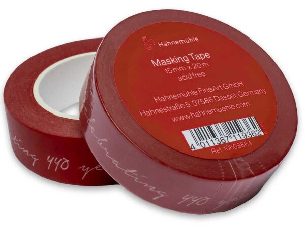 HAHNEMÜHLE Malerband rot 15,0 mm x 20,0 m 1 Rolle