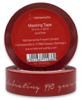HAHNEMÜHLE Malerband rot 15,0 mm x 20,0 m 1 Rolle