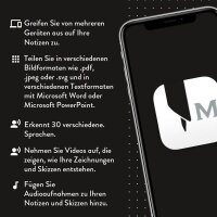 MOLESKINE Smart Writing Set Smart-Pen+ 3 Digitalisierungsstift mit Notizbuch