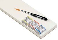 HAHNEMÜHLE Aquarell-Malset lemon yellow, cadmium red light, helio cerulean