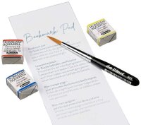 HAHNEMÜHLE Aquarell-Malset lemon yellow, cadmium red light, helio cerulean