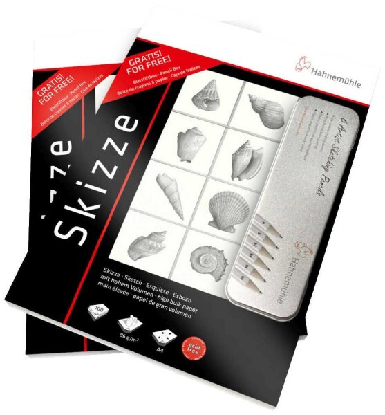 HAHNEMÜHLE Skizzen-Set schwarz