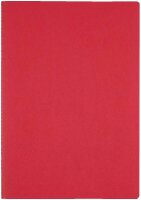 HAHNEMÜHLE Notizbücher DIN A4 blanko, cerise/paprika Softcover 40 Seiten, 1 St.